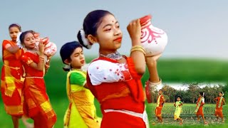 কলশিতে নাই মোর পানি রে  rajbongshi dance video  goalparia gaan  ton bhai rajbongshi [upl. by Salohci]