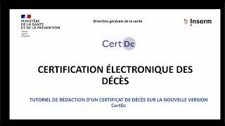 Tutoriel  Rédaction de certificat de décès [upl. by Rida]