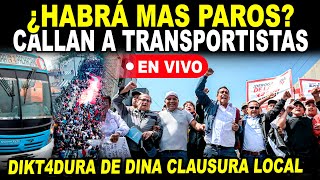 🔴CONTUNDENTE RESPUESTA DE DIRIGENTES TRANSPORTISTAS AL GOBIERNO [upl. by Bourque746]