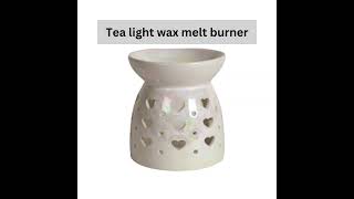 Ceramic Stylish Wax Melt Burners in Lustre Finish [upl. by Yellehs]