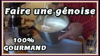 Recette et préparation de la génoise [upl. by Bellamy]