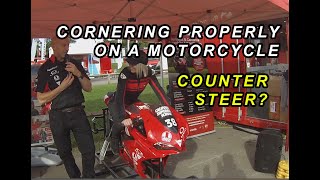 How to Corner on a Motorcycle Properly Body Position and Counter Steering in Cornering your Bike [upl. by Eirotal363]