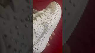 Over 1000 crystals on each shoe shoes kickz nike laflykickz crystals [upl. by Burner709]