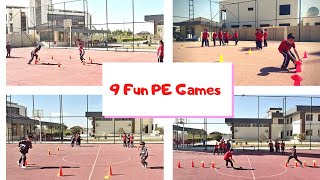 10 Physical education games 10 Team work games  Fundamental Movement Skills  Education games [upl. by Fergus]