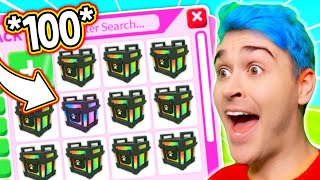 Opening 100 RGB BOXES In Adopt Me Roblox  Roblox Adopt Me LEGENDARY Gift Unboxing EXPENSIVE [upl. by Kandy280]