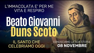 Conosciamo la Storia del Beato Giovanni Duns Scoto  08 Novembre 2024 [upl. by Gnat]