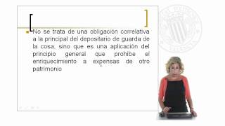 Obligaciones del depositante  67128  UPV [upl. by Inail]