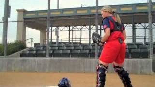 Catching Tips  Throwing with Ashley Holcombe of USA Softball [upl. by Merrie]