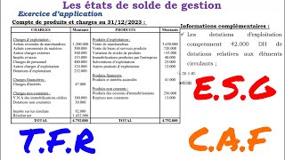 analyse financière les états de solde de gestion [upl. by Panthia545]