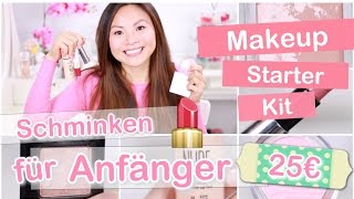 MAKEUP STARTER KIT für 25€  SCHMINKEN FÜR ANFÄNGER TIPPS  Mamiseelen [upl. by Rotkiv]