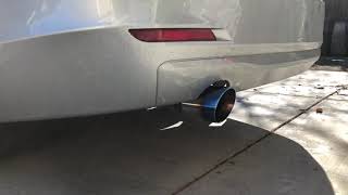 F30 2013 BMW 320i Muffler Delete cold start [upl. by Kcirdes797]