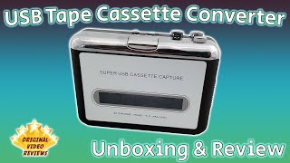 USB Tape Cassette Converter Review 🎧 [upl. by Anitram415]