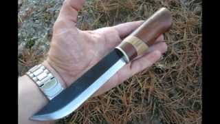 Carbon steel Laplander  Sami Knife [upl. by Pavkovic299]