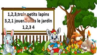 comptine123 3 petits lapins [upl. by Ociredef821]