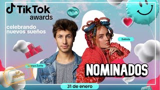 Lista completa de los NOMINADOS a los TikTok Awards 2024 [upl. by Suilenrac]