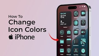 How To Change Color of Icons on iPhone [upl. by Arikahs]