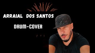 🔥ARRAIAL dos santos Drumcover Discopraise Discopraisedribaterasolosoficialclaytonolee [upl. by Noleta]