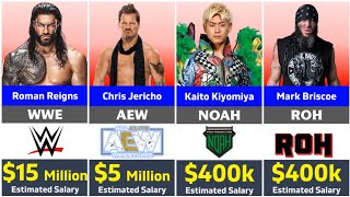 Wrestlings BIGGEST Earners 2024 Revealed [upl. by Leler849]