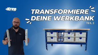 Transformiere deine Werkbank mit Kreg amp TANOS DIYAufbewahrungslösungen  Teil 2 [upl. by Akeenahs]