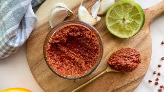 Homemade Achiote Paste Recipe [upl. by Onitsoga]