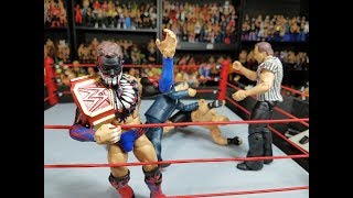 WWE FINN BALOR VS BROCK LESNAR ACTION FIGURE MATCH [upl. by Acisset]