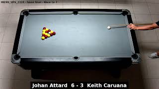 Johan Attard vs Keith Caruana  MENSUP62324  Semi final [upl. by Nadruoj54]