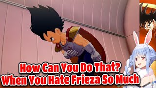 Pekora Funny Reactions When Little Vegeta Greet Frieza Cutscene In Dragon Ball Z Kakarot【ENG SUB】 [upl. by Zales]