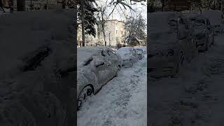 February 2022 snow in Istanbul Turkey  Heavy snowfall in Turkey  Turkeyda kar yağışı [upl. by Araldo]