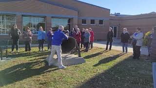 Victory Bell wrung for Dan Marburger [upl. by Nosak]