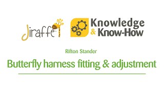 Rifton Stander  Butterfly harness fitting and adjustment  Jiraffe Knowledge amp KnowHow [upl. by Putnem123]