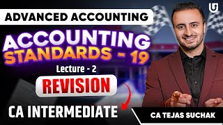 CA Inter Accounting Standards  CA Inter Jan 2025  AS19  Lec 2  CA Tejas Suchak cainter [upl. by Eben313]