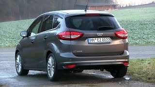 2015 Ford CMAX 15 TDCi 120 HP Test Drive [upl. by Lanie]