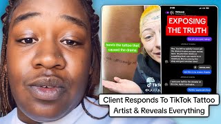 Client Exposes TikTok Tattoo Artist In Shocking Video [upl. by Rehpotirhc48]