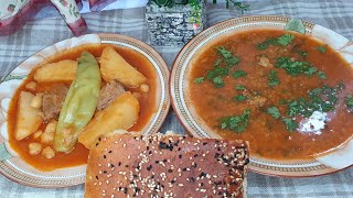 راڤو بطاطة و شريبة فريكragout de pomme de Terre et chorba شركتكم في افطوري اليوم  اطباق تقليدية 🇩🇿 [upl. by Canfield]