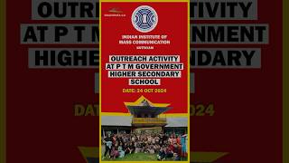 Outreach Activity at PTM Government Higher Secondary School iimc [upl. by Sorazal548]