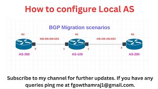 How to Configure Local AS BGP Migration Scenarios [upl. by Animlehliw]