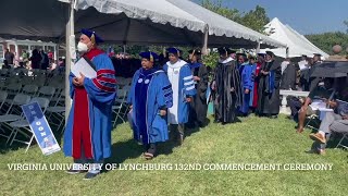 Virginia University of Lynchburg holds 132nd commencement ceremony [upl. by Airotna]