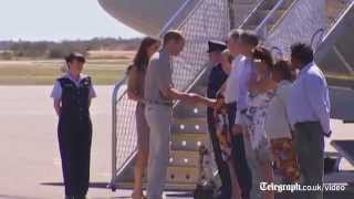 Duke and Duchess of Cambridge retrace Dianas Australia trip [upl. by Latsyek252]