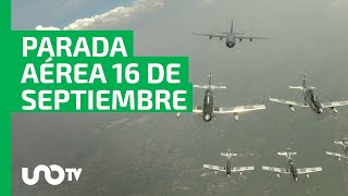 Así se vivió el desfile del 16 de septiembre desde las alturas [upl. by Filberto]