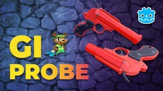 Global Illumination and the GIProbe in Godot tutorial [upl. by Llertrac]