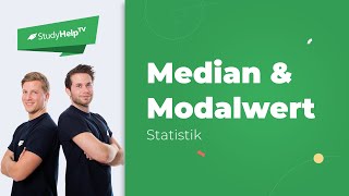 Median  Modalwert Statistik 1  StudyHelp [upl. by Ahsienom299]