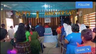 coro maya mopan Belmopan Belize 🙏 House of prayer church 🙏1 Anniversary [upl. by Childers]