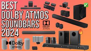 BEST DOLBY ATMOS SOUNDBAR 2024  TOP 5 BEST DOLBY ATMOS SOUNDBARS  HOME THEATER  GAMING  MUSIC [upl. by Ynhoj]