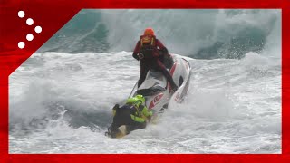 Steccato di Cutro la moto dacqua dei Vigili del Fuoco alla ricerca di dispersi naufragio migranti [upl. by Ilhsa977]