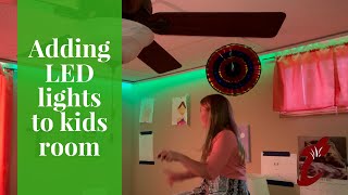 How to Add LED Lights to Your Kids Room [upl. by Etessil]