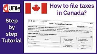 How to file taxes in Canada How to maximize your refund UFile stepbystep tutorial [upl. by Elbon]