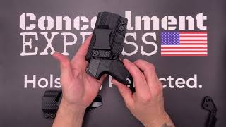 Sig Sauer P365 IWB KYDEX Holster  Rounded Gear by Concealment Express [upl. by Arries]