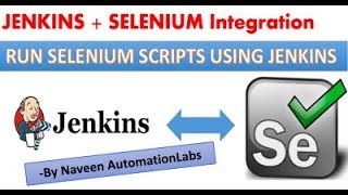 SeleniumJenkins Integration  Page Object Model POM Design With Selenium  Part 6 [upl. by Nyrb]