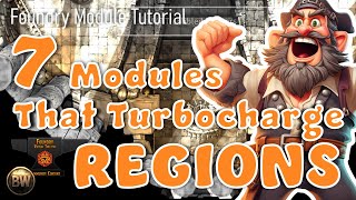 Ultimate Guide to Regions in Foundry VTT including new Modules [upl. by Anahsit]