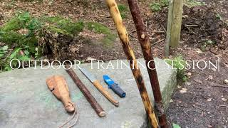 Outdoor Training Session – Staffs Knives amp more [upl. by Anyad]